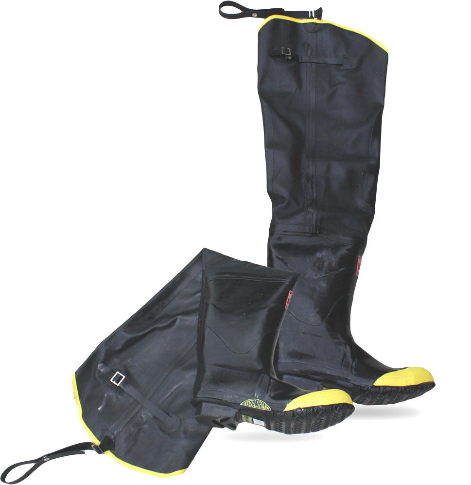 Steel toe outlet hip boots